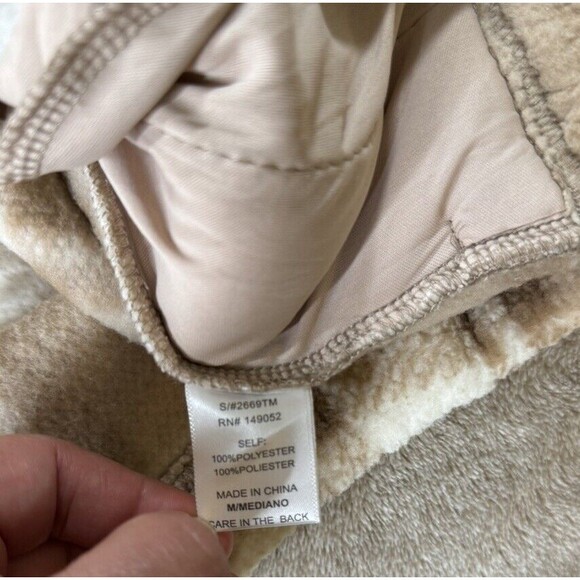 Fashion Nova Plaid 1/2 Zip Fleece Pullover Sweater Winter - Picture 13 of 15